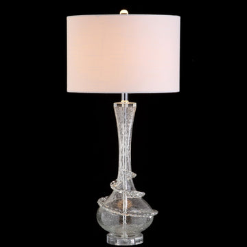 Belle 31.5" Glass LED Table Lamp - JONATHAN Y